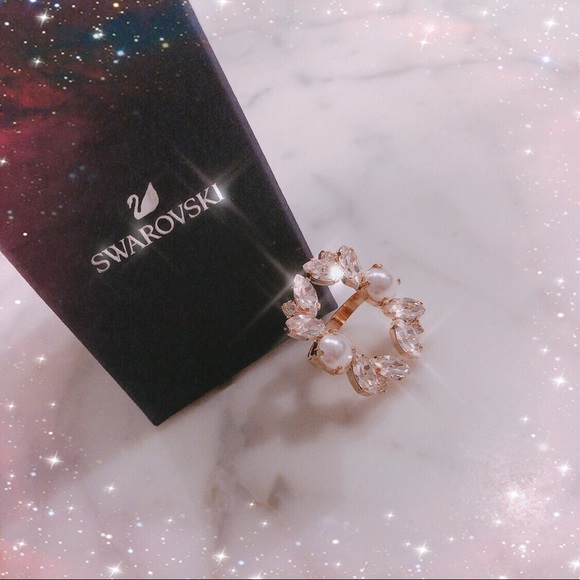 ✨Swarovski✨Rose Gold-Plated Crystal Ring - Picture 2 of 3